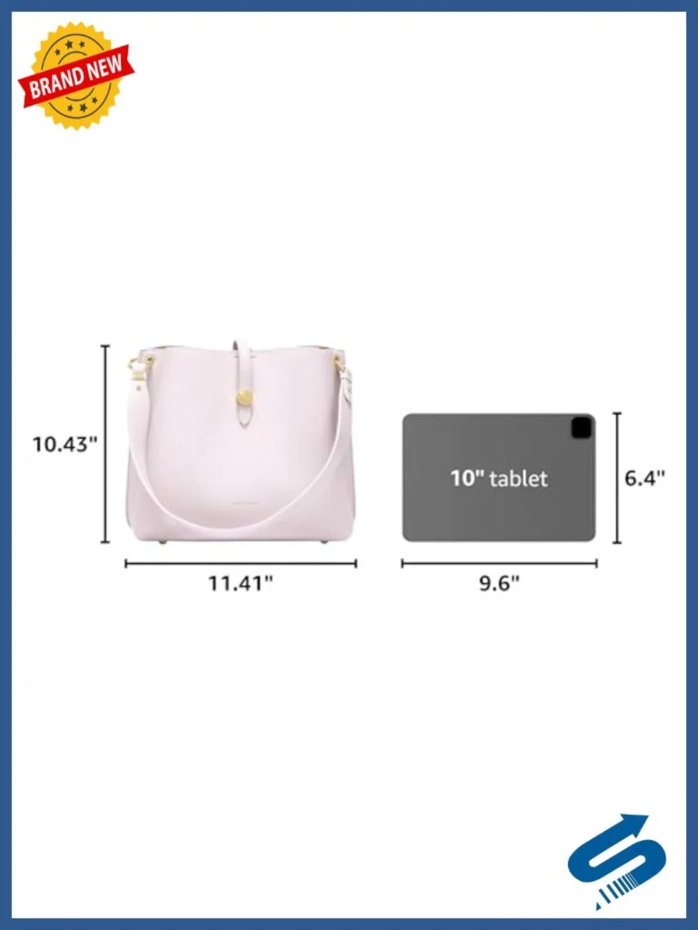 Genuine Leather Bucket Tote Bag with Zipper Top Handle Satchel